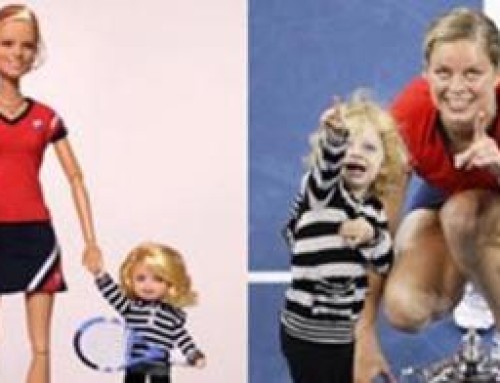 Clijsters Becomes A Barbie Doll