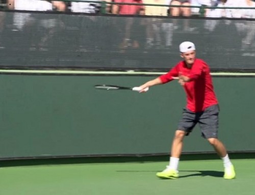 Bernard Tomic Forehand and Backhand 2 – Indian Wells 2013 – BNP Paribas Open