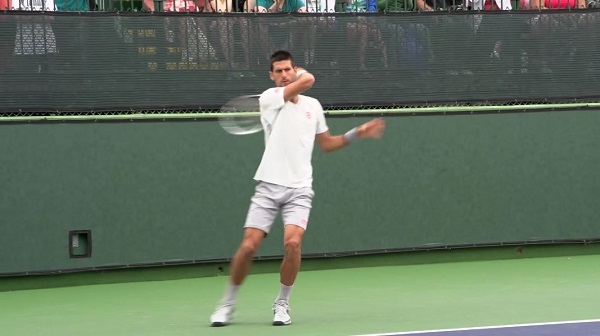 Novak Djokovic Forehand and Backhand 6 - Indian Wells 2013 - BNP ...