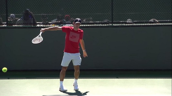 Roger Federer Backhand in Super Slow Motion - BNP Paribas ...