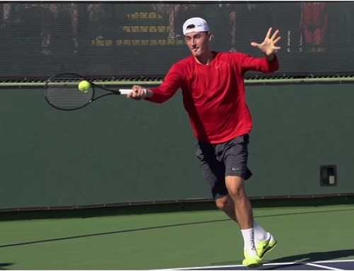 Bernard Tomic Forehand In Super Slow Motion – Indian Wells 2013 – BNP Paribas Open