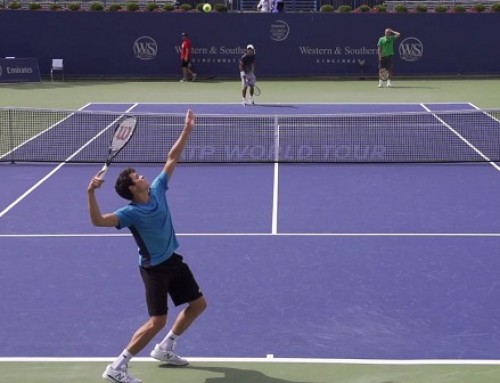 MIlos Raonic Serve In Super Slow Motion – 2013 Cincinnati Open