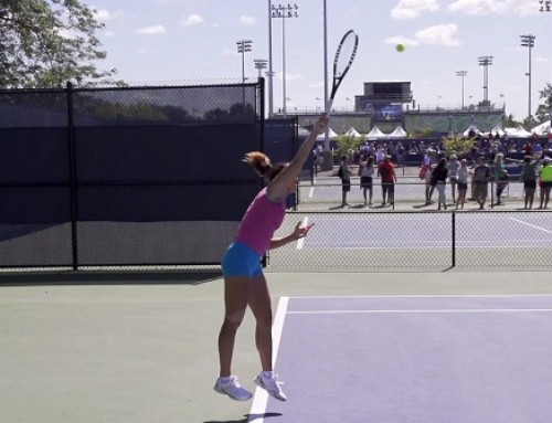 Jelena Jankovic Serve In Super Slow Motion – 2013 Cincinnati Open