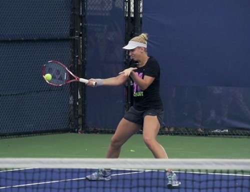 Sabine Lisicki in Super Slow Motion | Forehand #2 | Western & Southern Open 2014