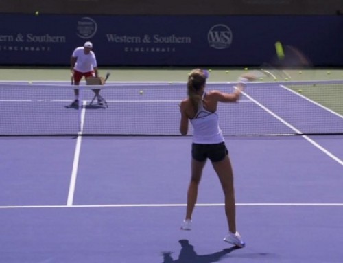 Daniela Hantuchova Forehand and Backhand – 2013 Cincinnati Open