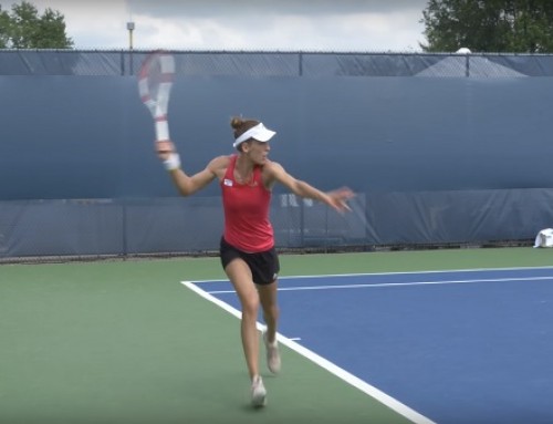 Andrea Petkovic in 4k | Forehand #1 | Western & Southern Open 2014