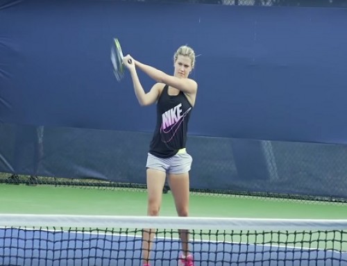 Eugenie Bouchard | Short Court Warmup | Western & Southern Open 2014