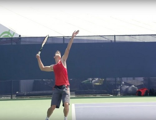 Milos Raonic in Super Slow Motion | Serve #1 | Western & Southern Open 2014