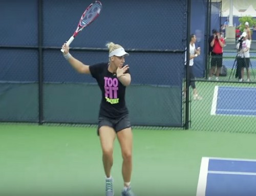 Sabine Lisicki | Forehand and Backhand #1 | Western & Southern Open 2014