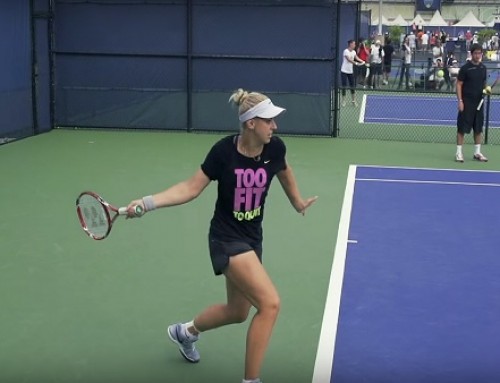 Sabine Lisicki in Super Slow Motion | Forehand #1 | Western & Southern Open 2014