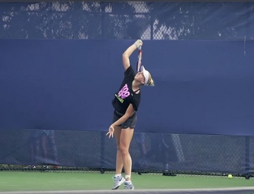 Sabine Lisicki in Super Slow Motion | Serve #1 | Western & Southern Open 2014