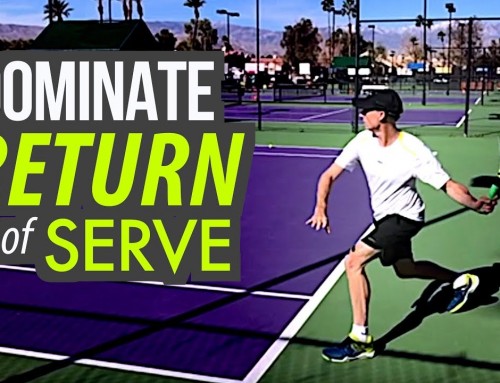 DOMINATE Return of Serve (Footwork and Swing Path Tennis Lesson!)