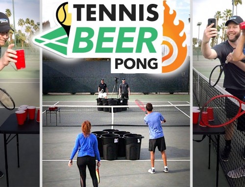 Tennis Beer Pong! (ET vs. Play Your Court tiebreaker)