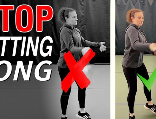 Stop hitting the ball LONG – tennis lesson