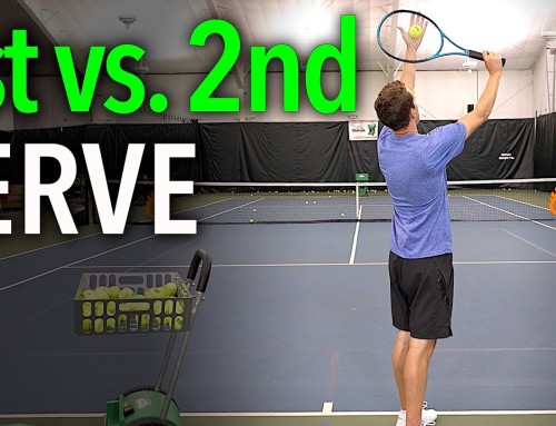 How to Hit a Spin Serve (First Serve VS. Second Serve)