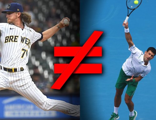 Baseball Pitcher can’t Serve??