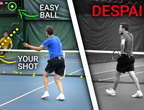 Why you miss the EASIEST shots (tennis lesson)