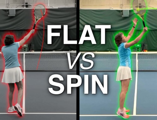 How to Spin Your Serve! (flat vs spin)