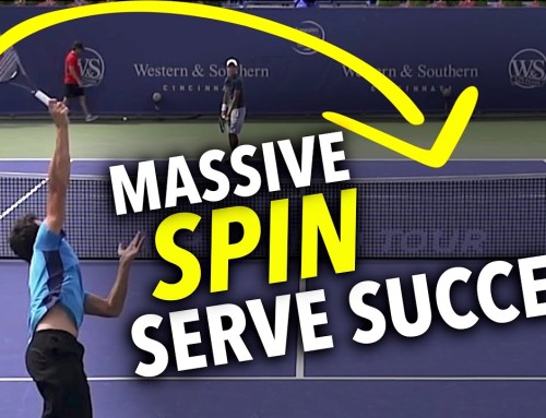 Second Serve Success – Spin VS. Flat Serve (tennis lesson)