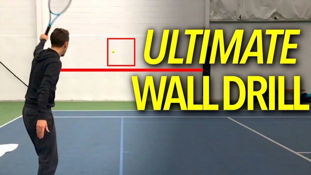 Wall Drill Free Tennis Lessons from Essential Tennis