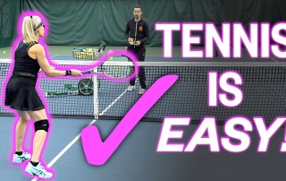 how to make your volley's easy in tennis