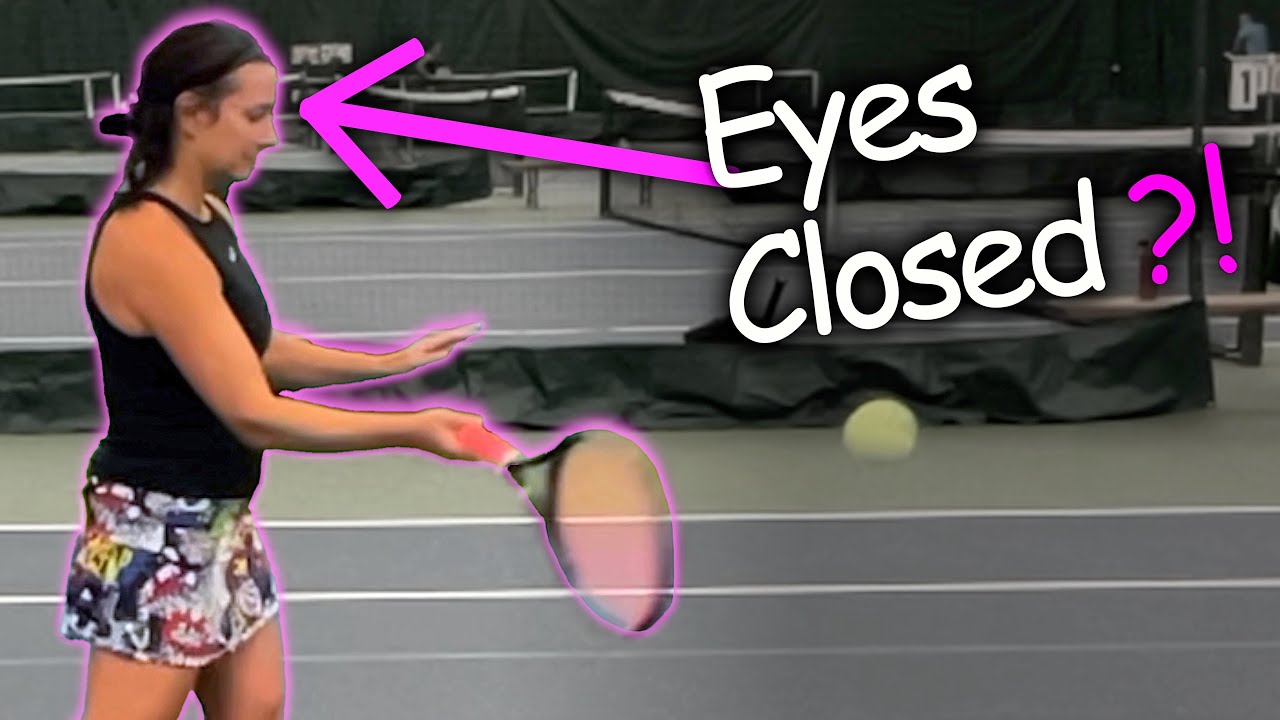 the forehand secret to effortless power in tennis with your eyes closed