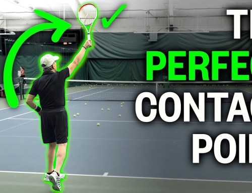 The IDEAL Contact Point For Your Tennis Serve