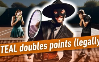 doubles net play