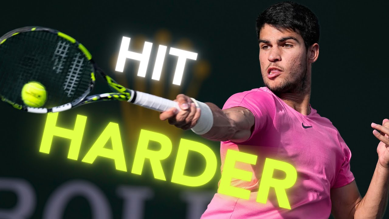 hit harder tennis