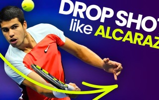 drop shot like Carlos Alcaraz